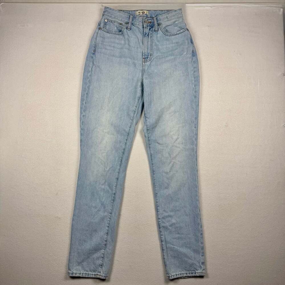 Madewell The Perfect Vintage Straight Light Wash Denim Jeans